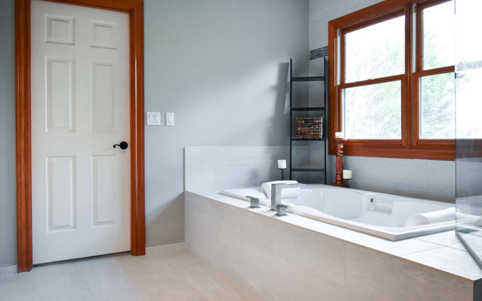 Large Master Bathroom Update - Transitional - Bathroom - Portland - by ...