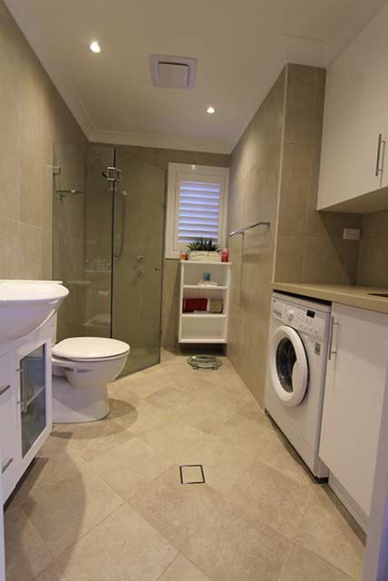 Laundry & Bathroom Combination - Modern - Bathroom - Sydney - by Cring ...