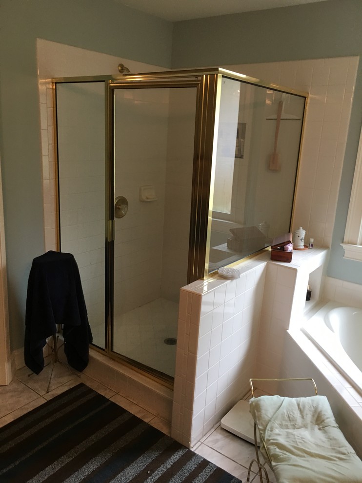 Lawrenceville, GA Master Bathroom Remodel November 2017 Beach Style