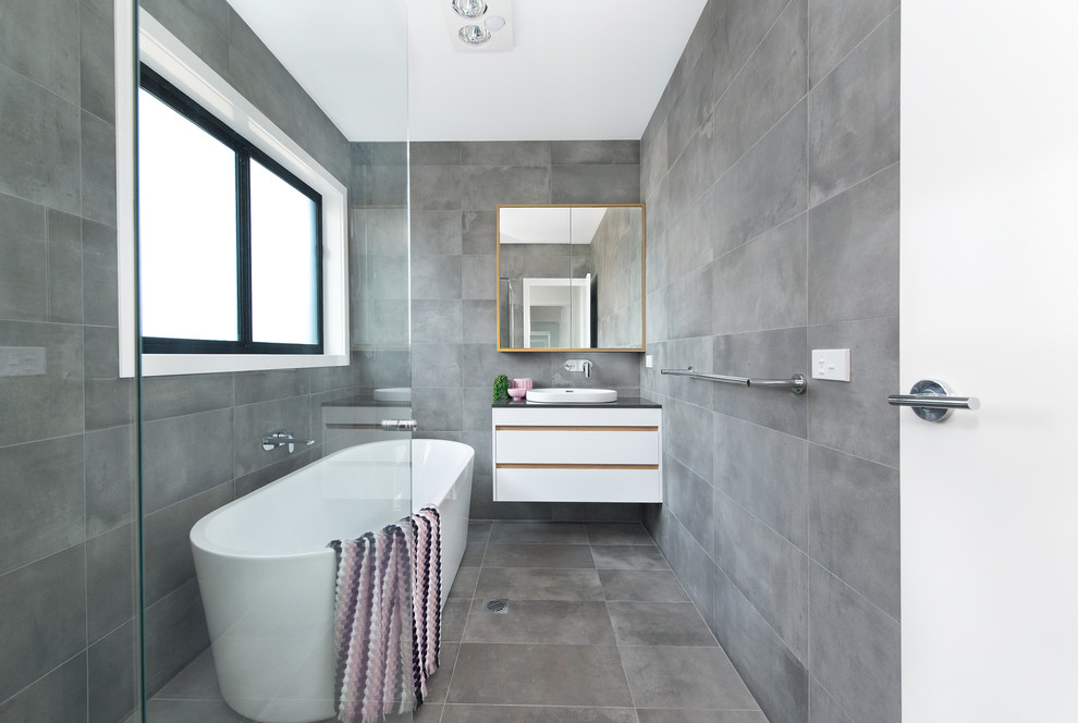 Lawson Project Modern Bathroom Canberra Queanbeyan by Pioneer Kitchens Houzz