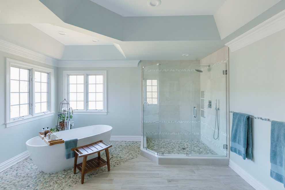 Lebanon Master Bathroom Contemporary Bathroom New York by Gr8