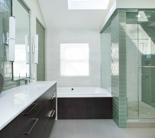 Lenexa, KS Bathroom Remodel Contemporary Bathroom Kansas City by Kitchen Studio Kansas