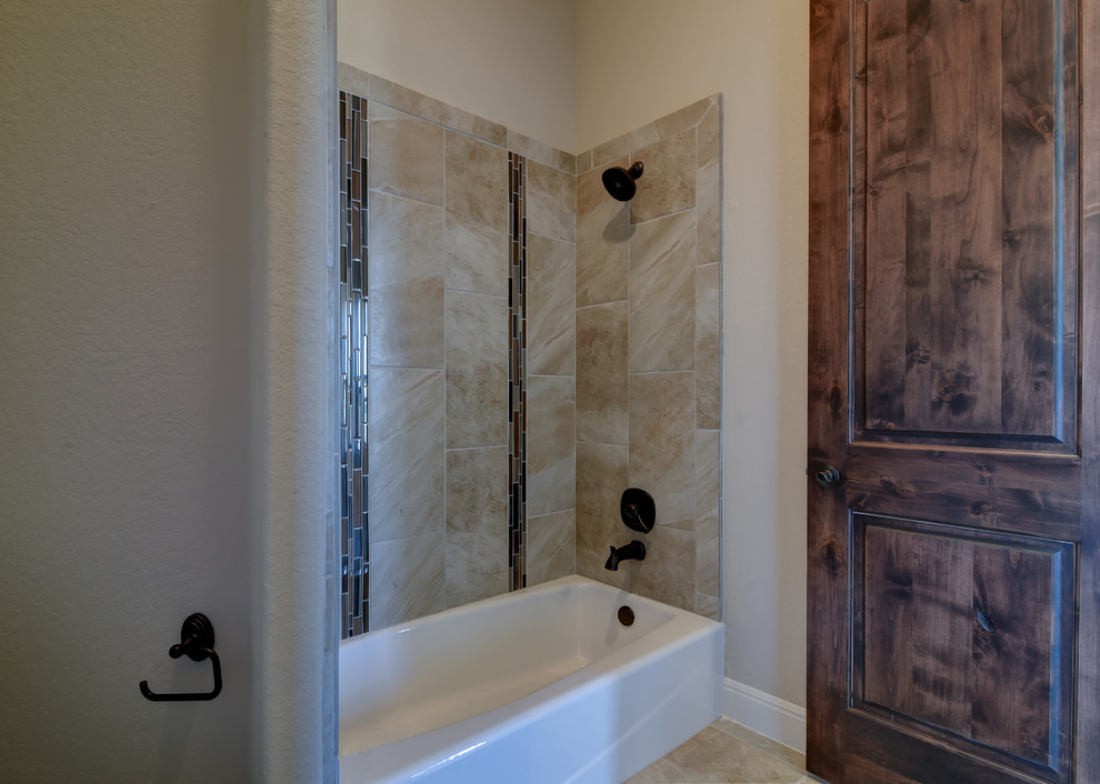 Inspiration for a transitional bathroom remodel in Austin