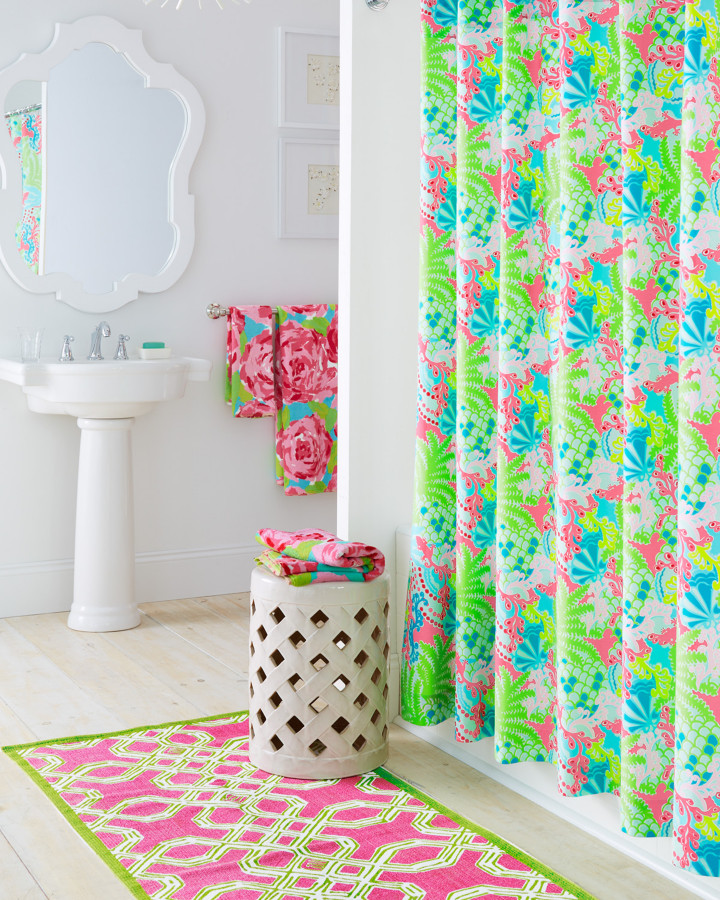 Lilly Pulitzer Shower Curtain Houzz Lilly Pulitzer Shower Curtain Houzz, Lilly Pulitzer Inspired Curtains