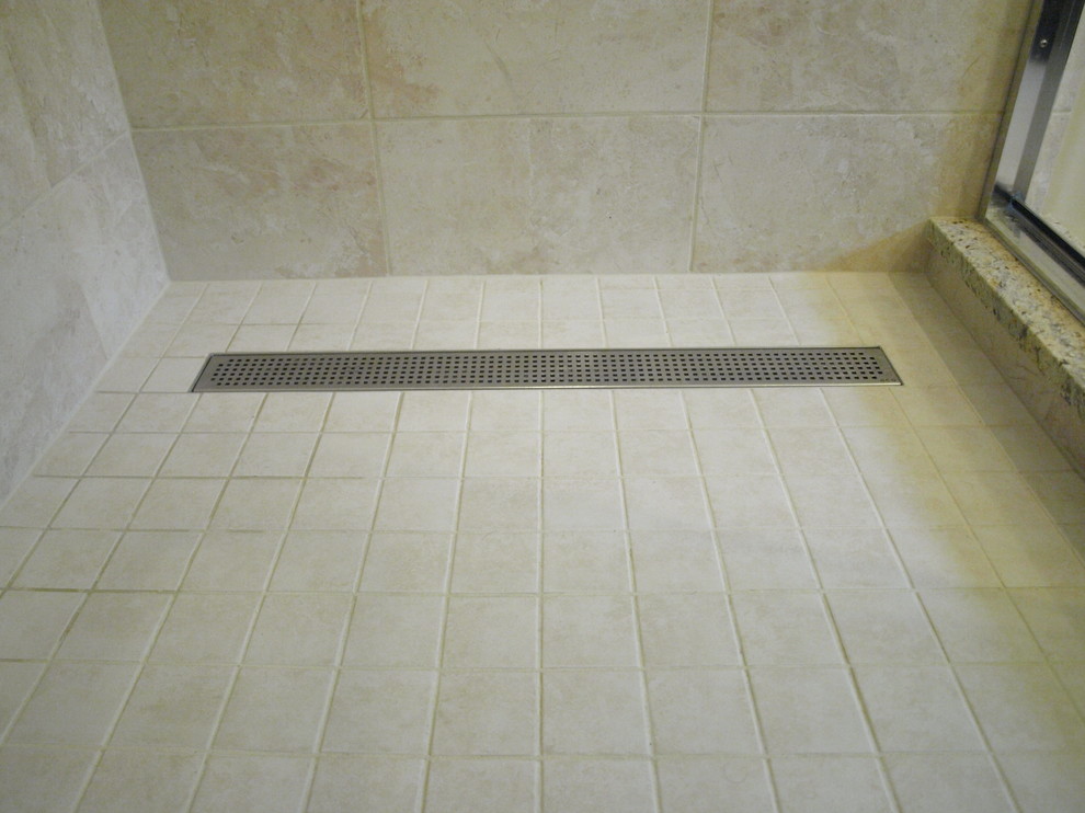 Linear Shower Drain Modern Bathroom Newark by KraftMaster