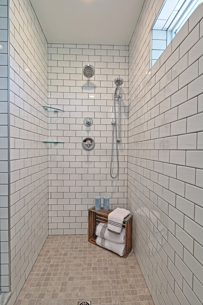 Idee per una stanza da bagno padronale tradizionale