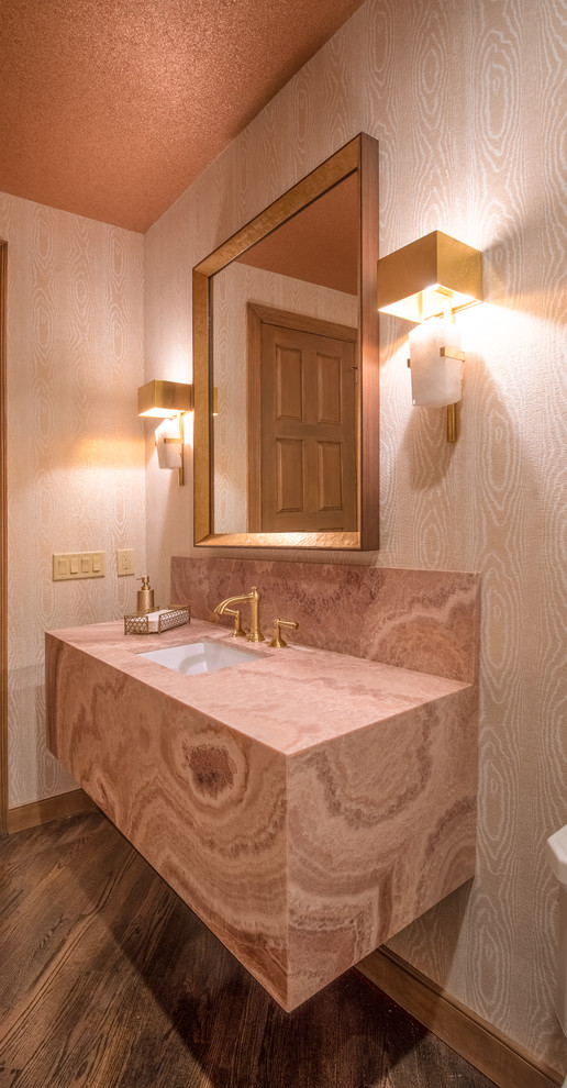 This is an example of a medium sized rustic bathroom in Charlotte.