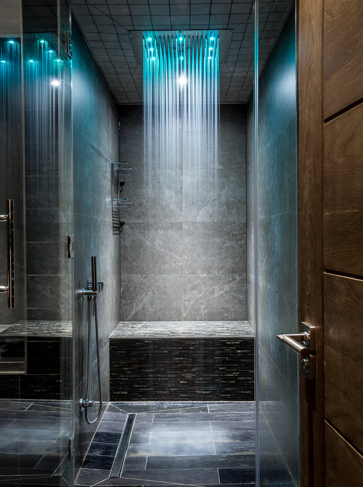 Inspiration for a contemporary bathroom remodel in Kent