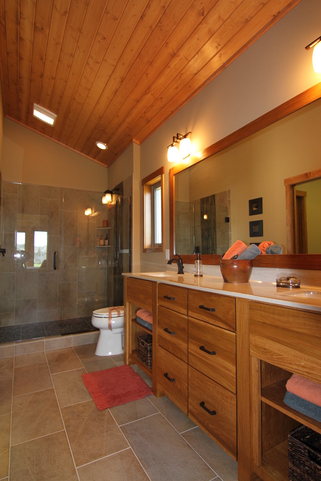 Lodge Master Bath Traditional Bathroom Minneapolis by K. A
