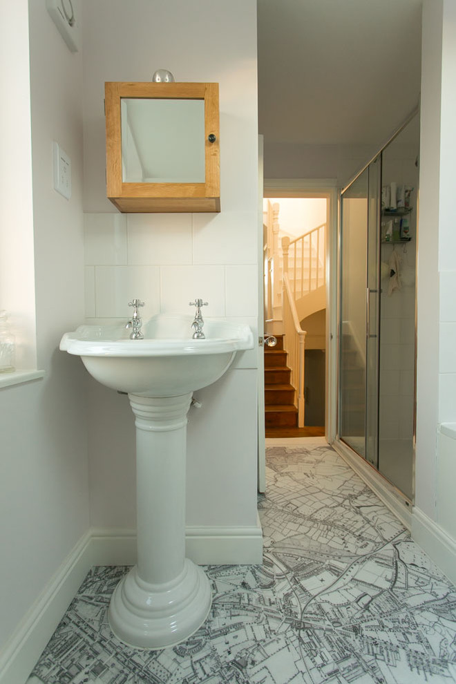 Design ideas for a bohemian bathroom in London.