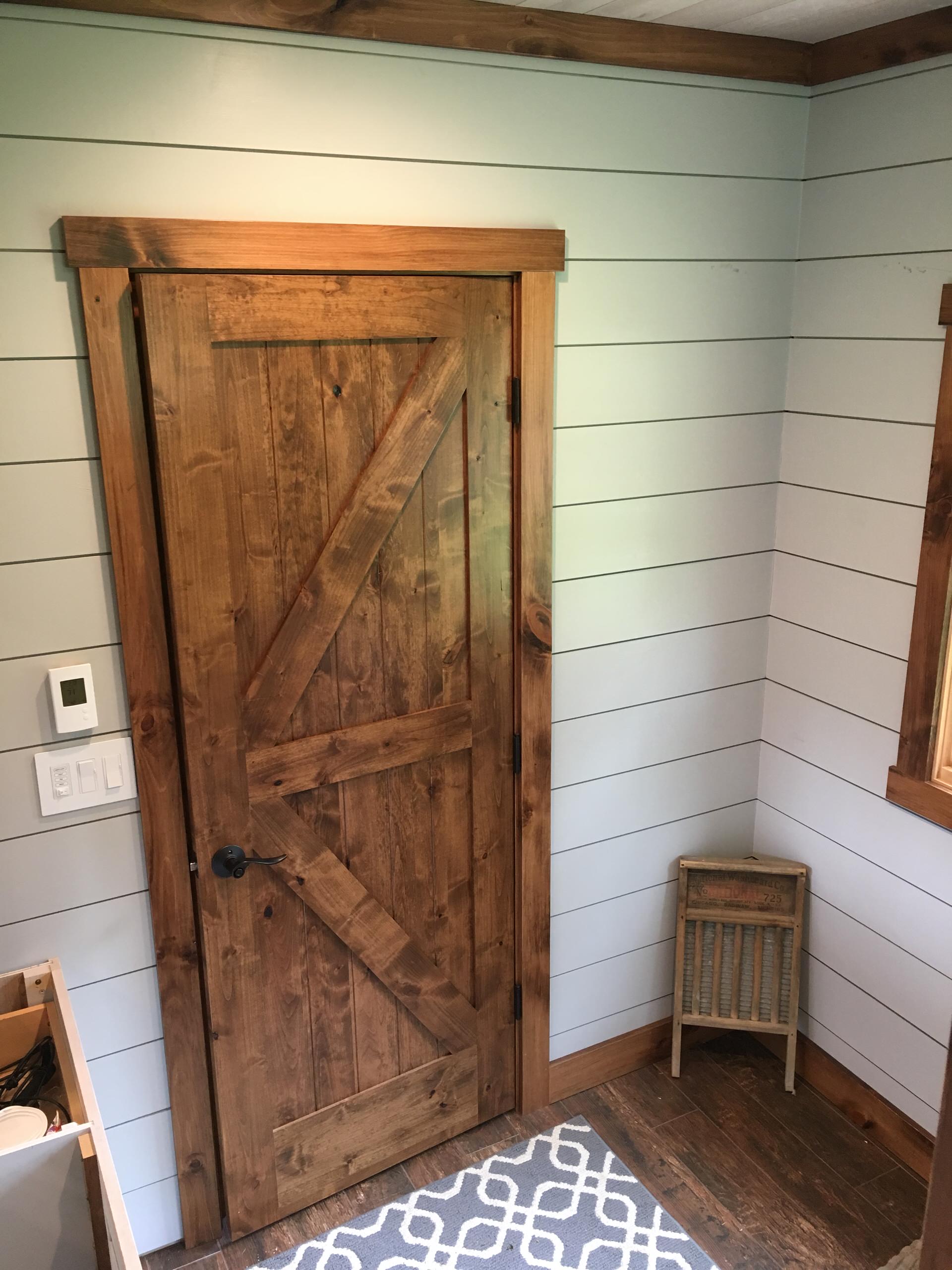 Log Home 1 Custom Bath Trim Door Rustic Bathroom Other By Chris Kinter Houzz