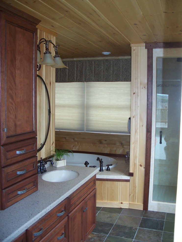 Inspiration for a timeless bathroom remodel in Manchester