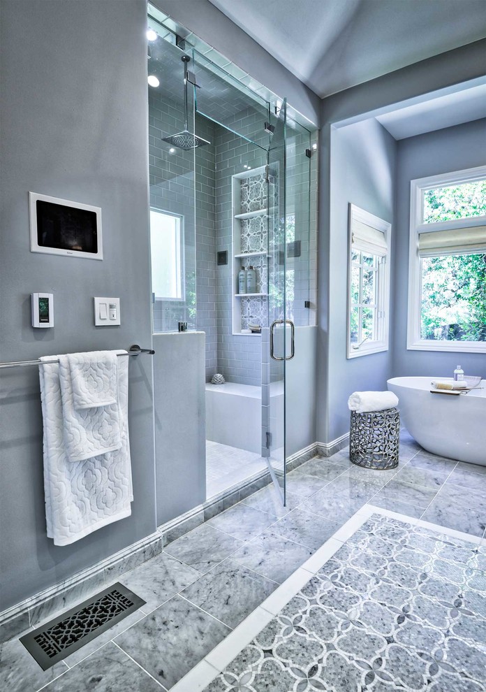 Los Altos Hills Master Bath Transitional Bathroom San Francisco
