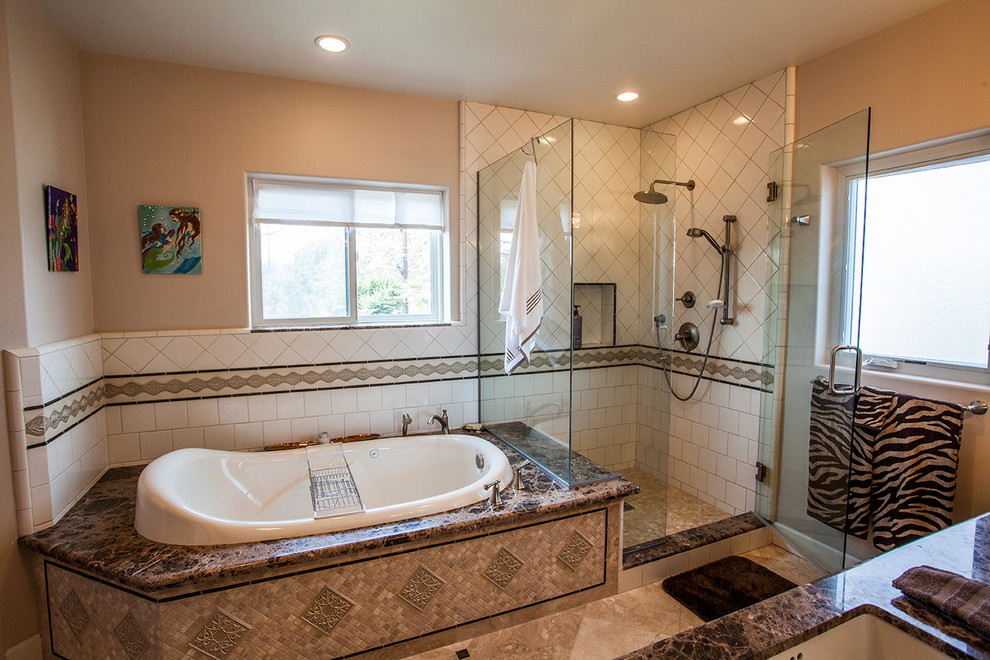 Los Angeles Custom Home Mediterranean Bathroom Los Angeles by C