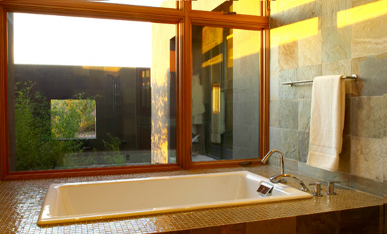 This is an example of a mediterranean bathroom in Albuquerque.