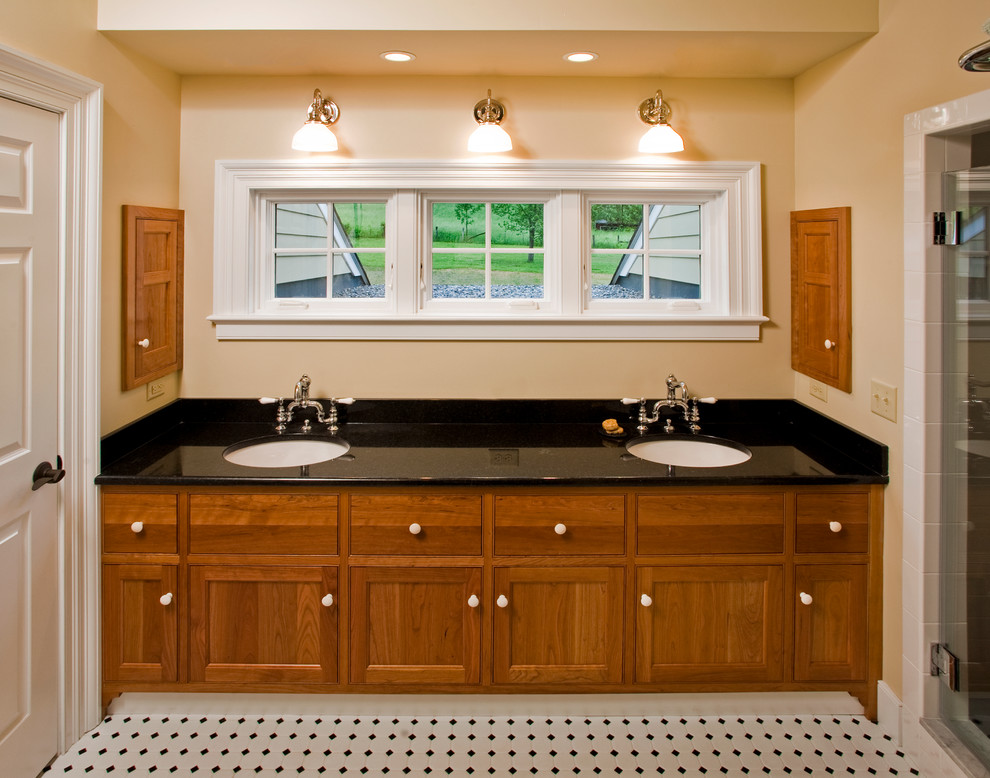 Lower Saucon His and Her Sinks Traditional Bathroom Philadelphia