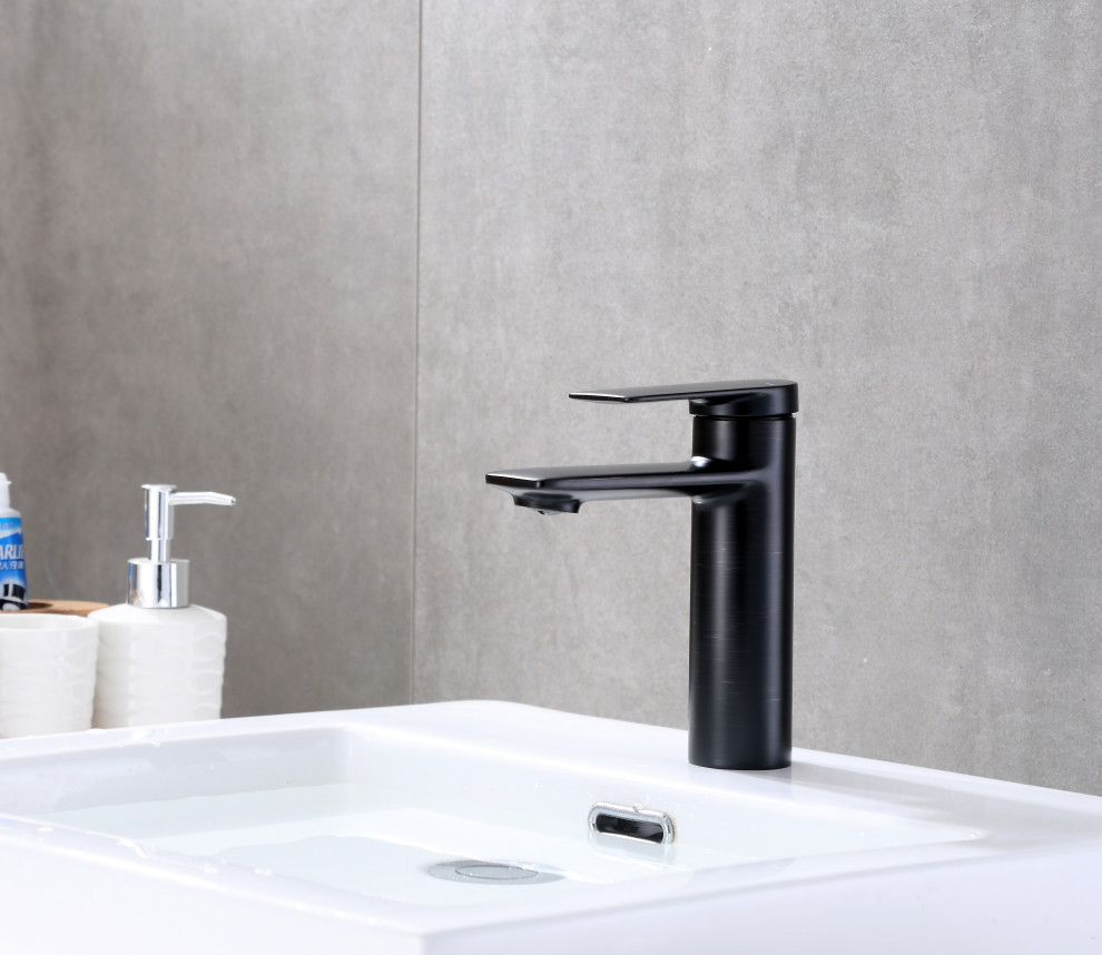 Luxier Bathroom Faucets BSH07SO Contemporary Bathroom Los