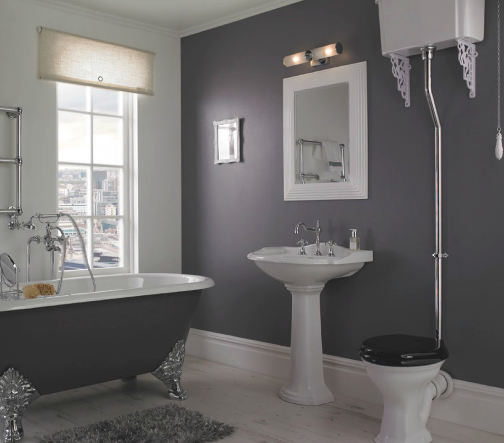 This is an example of a classic bathroom in West Midlands.
