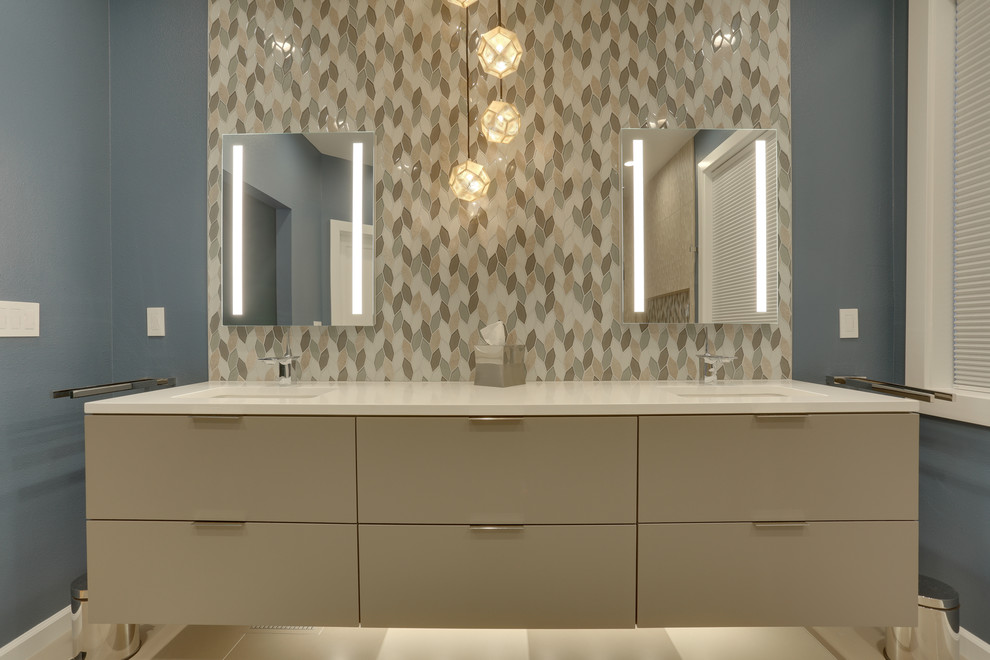 Luxurious Modern Master Bath Vancouver, WA Modern Bathroom Portland by Let's Remodel Houzz