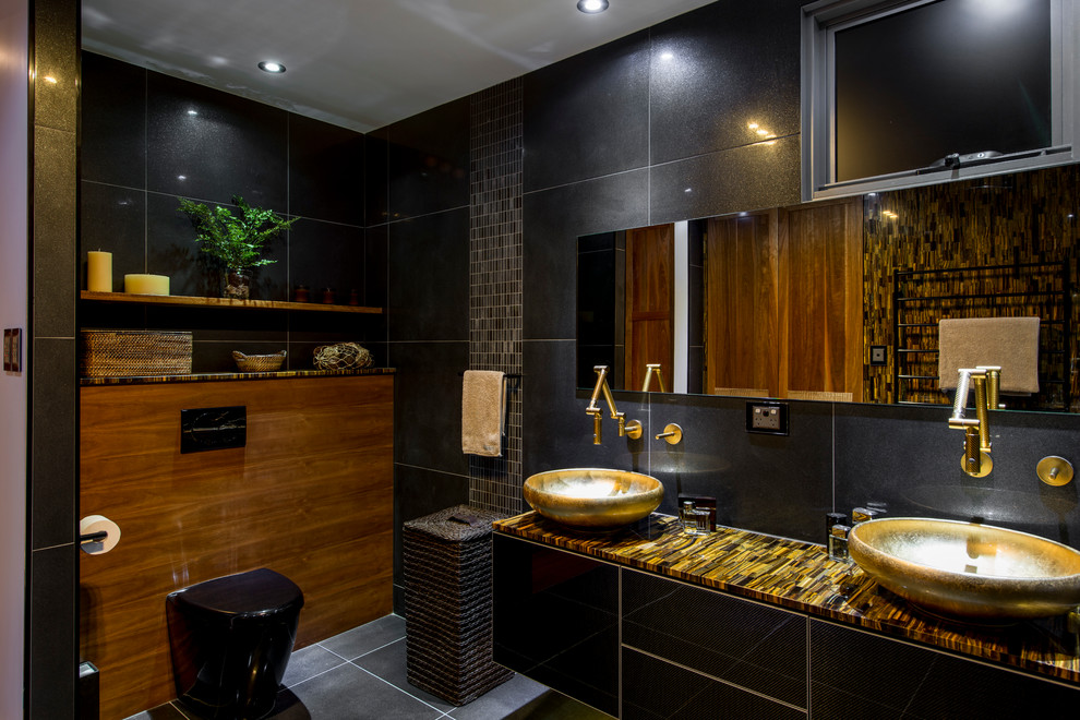 Luxury ensuite Contemporary Bathroom Brisbane by Enigma