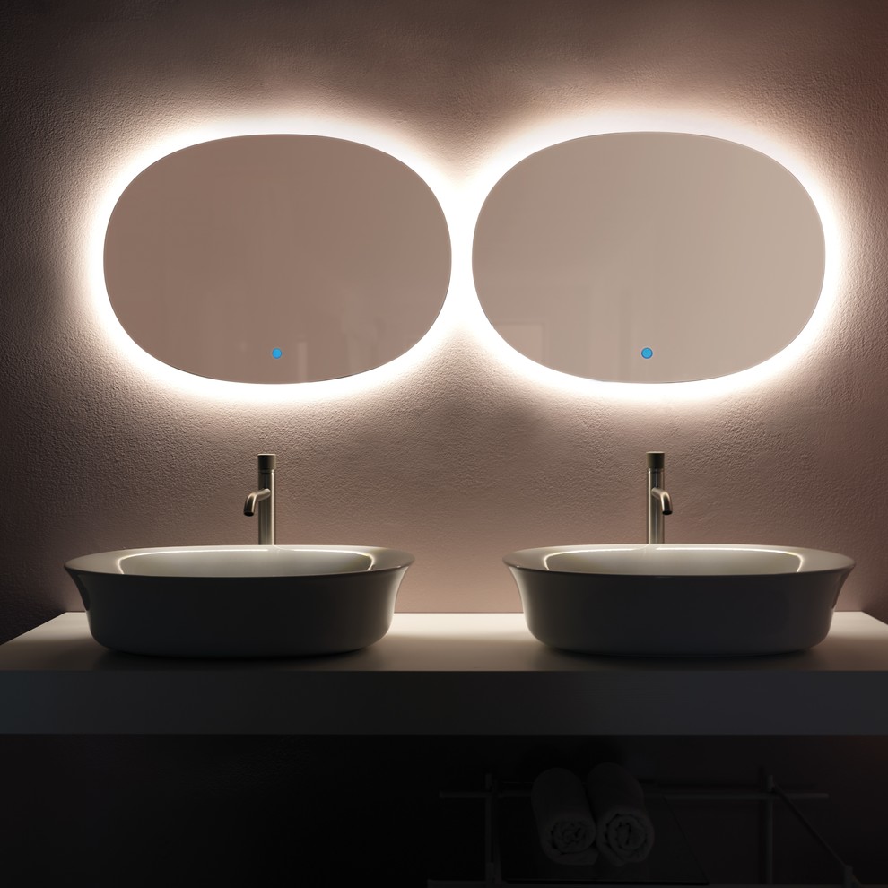Luxury Italian Ceramic Bathroom Wash Basin Flut by GSG Ceramic Design
