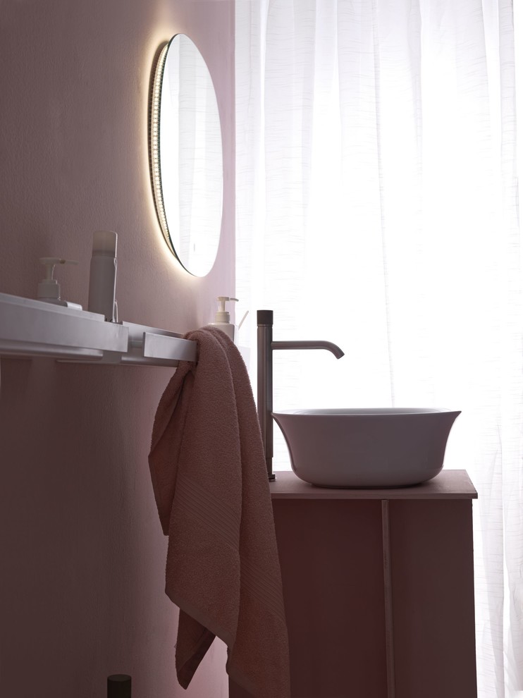 Luxury Italian Ceramic Bathroom Wash Basin Flut by GSG Ceramic Design