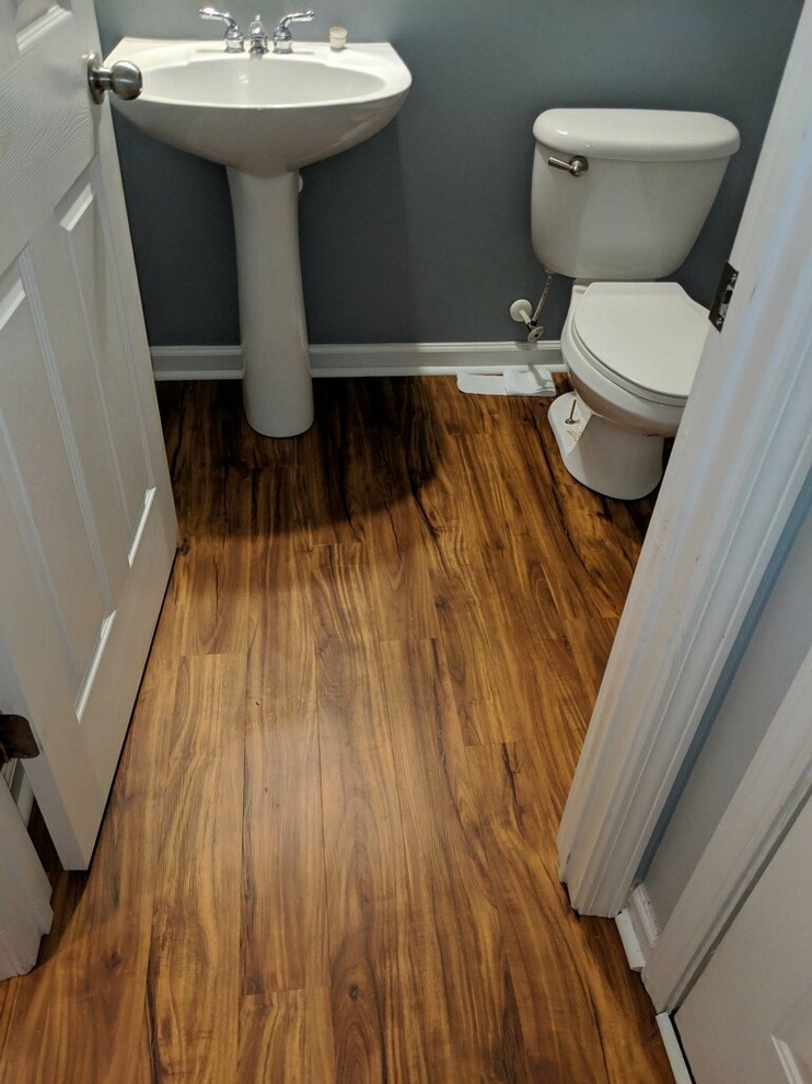 Luxury Vinyl Plank (LVP) - Modern - Bathroom - Charlotte - by Flowers ...