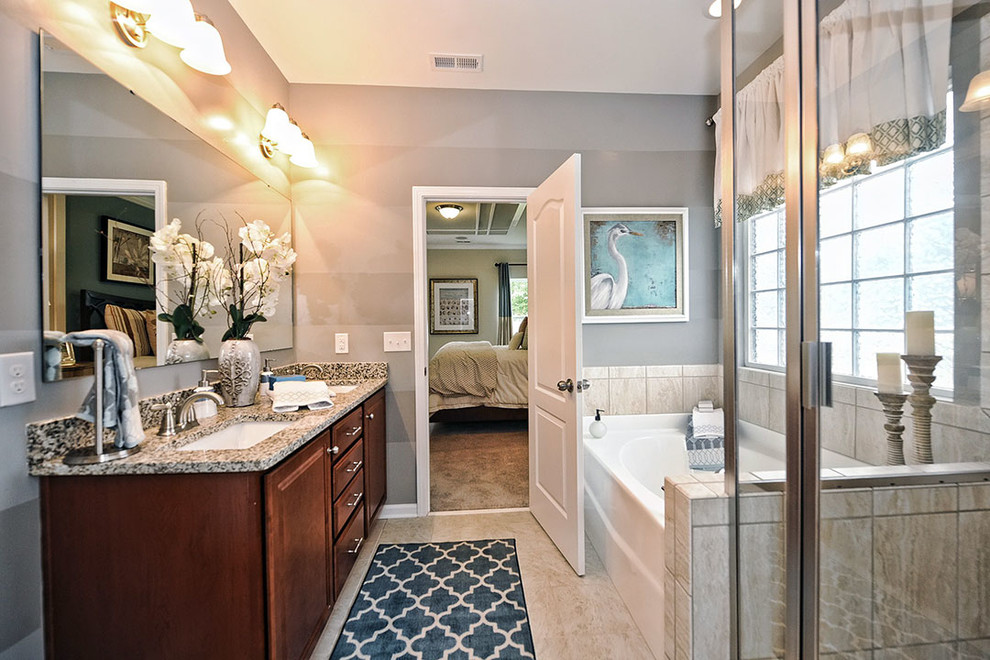 M/I Homes of Charlotte Newport Model at Huntington Forest