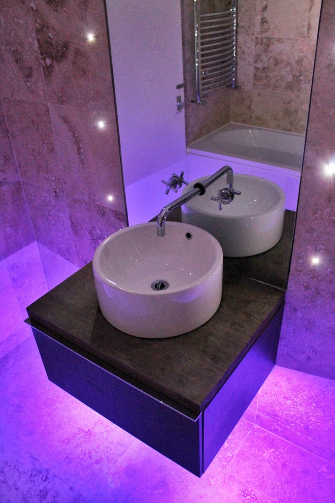 Inspiration for a modern bathroom in Kent.