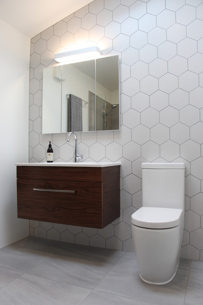 Modernes Badezimmer in Wellington