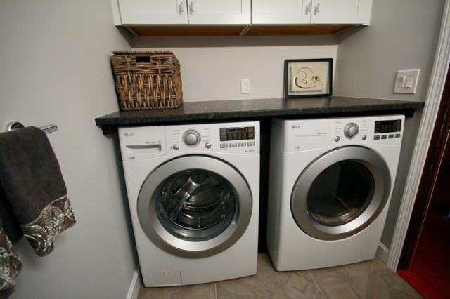 Main floor half bath laundry room - Lavadero - Boston | Houzz