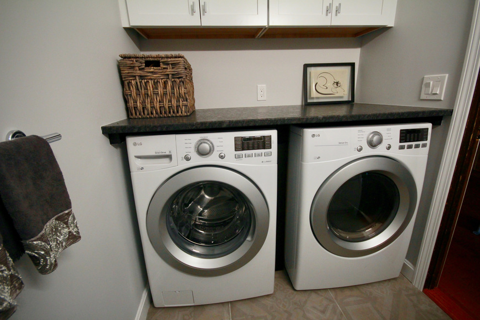 Main floor half bath laundry room Laundry Room Boston Houzz