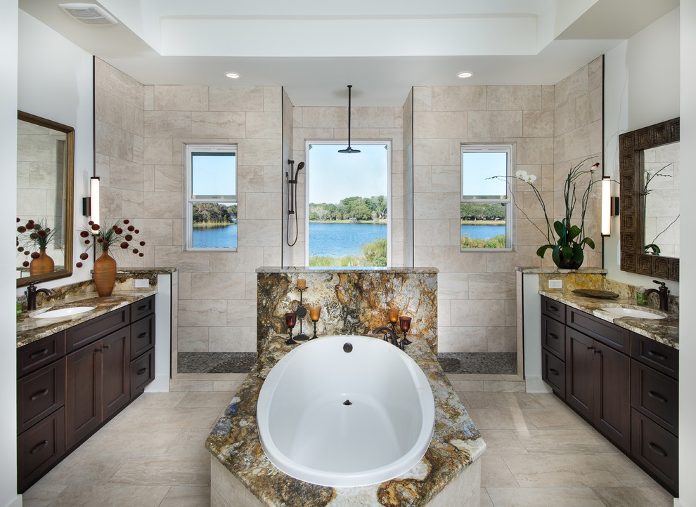 Maitland Lakefront Custom Home Lake Sybelia Traditional Bathroom