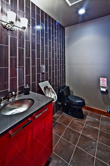 Man Cave Dream Garage Contemporary Bathroom Vancouver By Tdswansburg Design Studio Houzz Ie