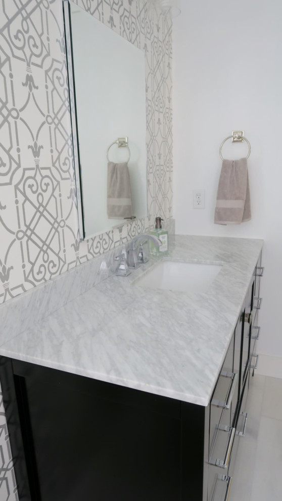Marble Bathroom Renovation Contemporary Bathroom Orlando by A