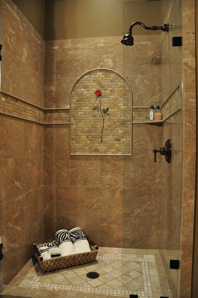 Bathroom - tropical bathroom idea in Seattle