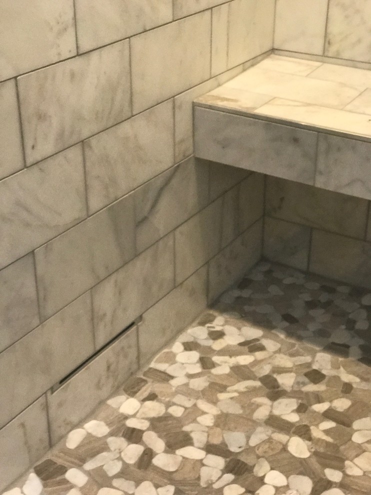 Marble Steam Shower Mediterranean Bathroom Atlanta by Emrich