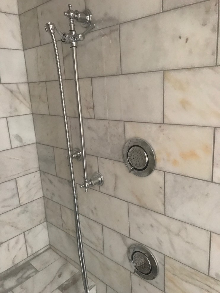 Marble Steam Shower Mediterranean Bathroom Atlanta by Emrich