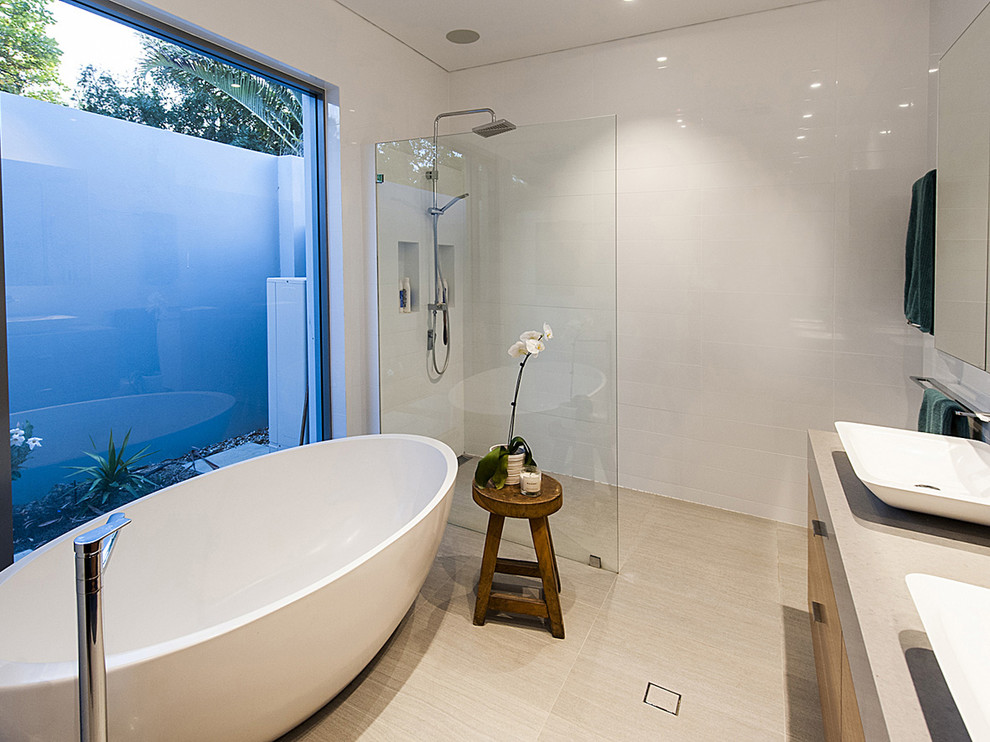 Marblo Mojo Oval Freestanding Bath Contemporary Bathroom Perth
