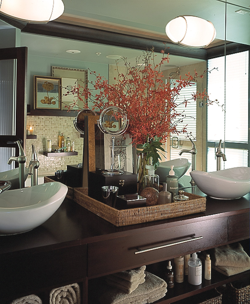 MarcMichaels Interior Design Eclectic Bathroom Orlando by Marc