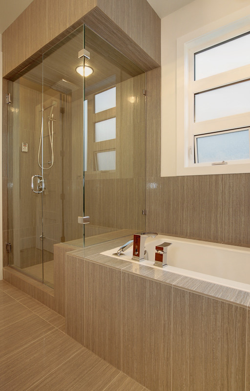 Marda Loop Contemporary Bathroom Calgary by Maillot Homes Houzz
