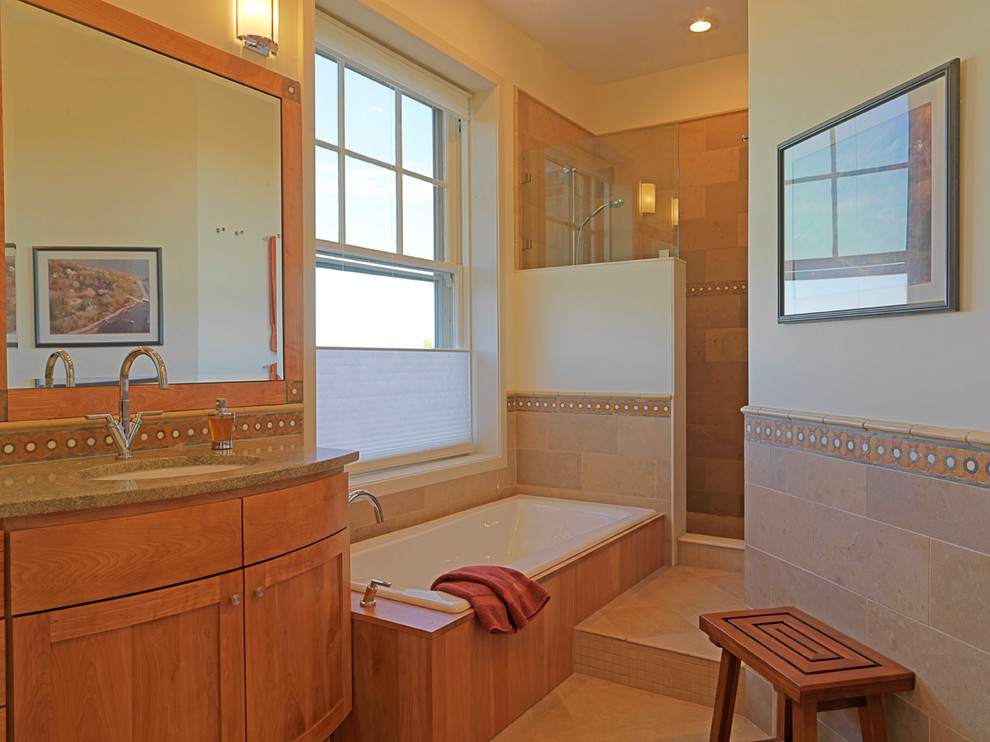 Margaret & Chas' Master Bathroom Transitional Bathroom DC Metro