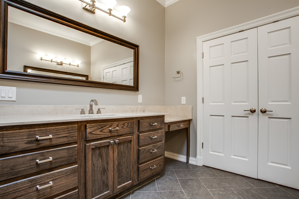 Marquette Street Remodel Transitional Bathroom Dallas by Baker