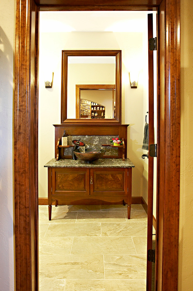 Massive Man Cave in Lebanon il. Rustic Bathroom St Louis by