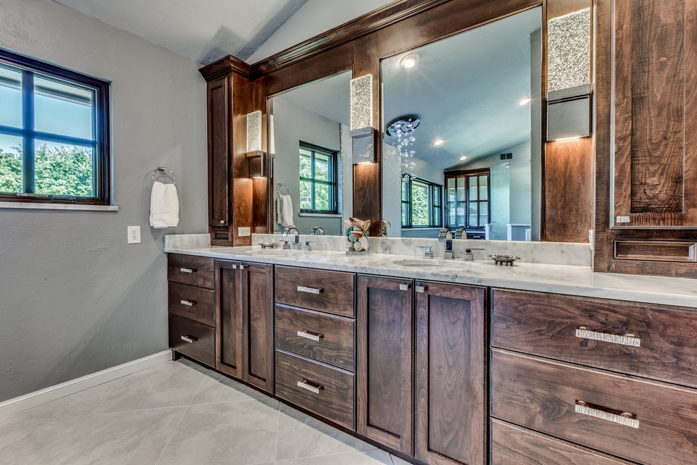Master Bath & Bedroom Remodel Transitional Bathroom Oklahoma City