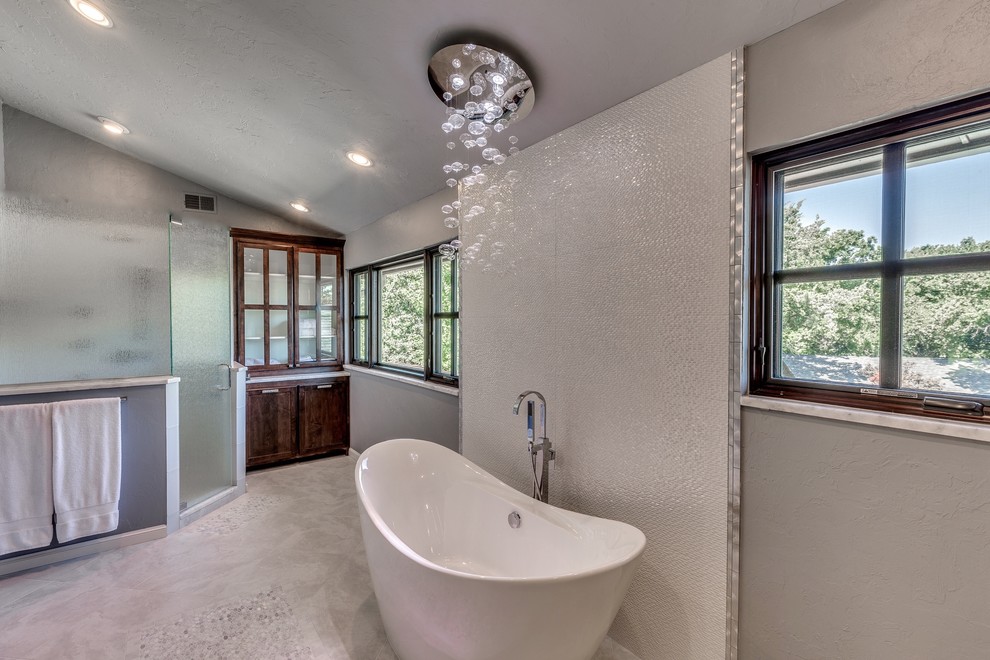 Master Bath & Bedroom Remodel Transitional Bathroom Oklahoma City