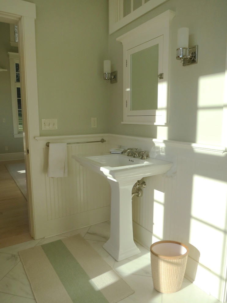 Свежая идея для дизайна: главная ванная комната в стиле кантри - отличное фото интерьера