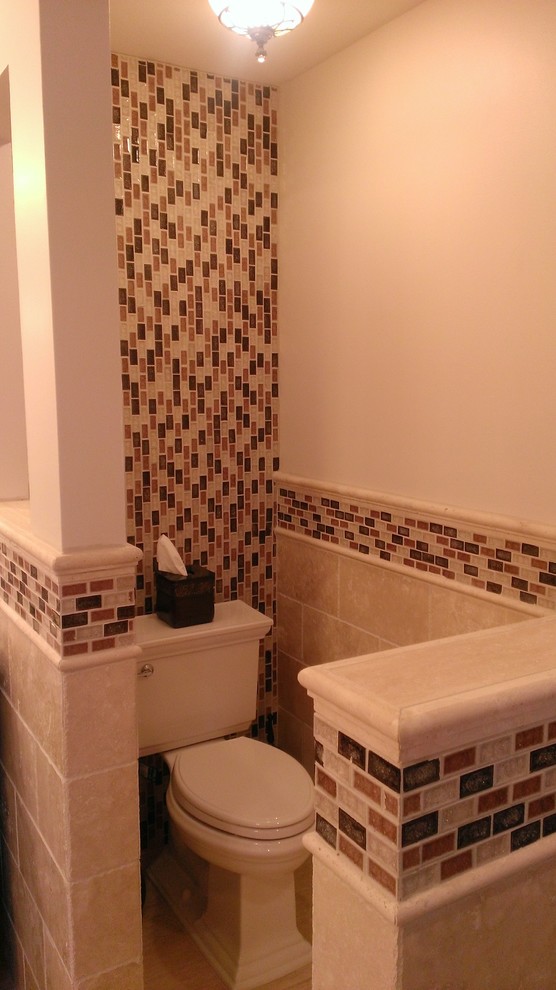 Bathroom - mid-sized traditional bathroom idea in New York