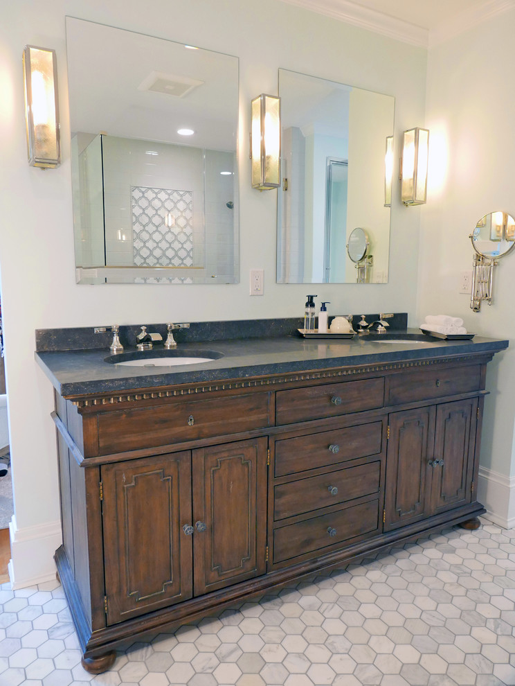 Master Bath Vanity Restoration Hardware Traditional Bathroom
