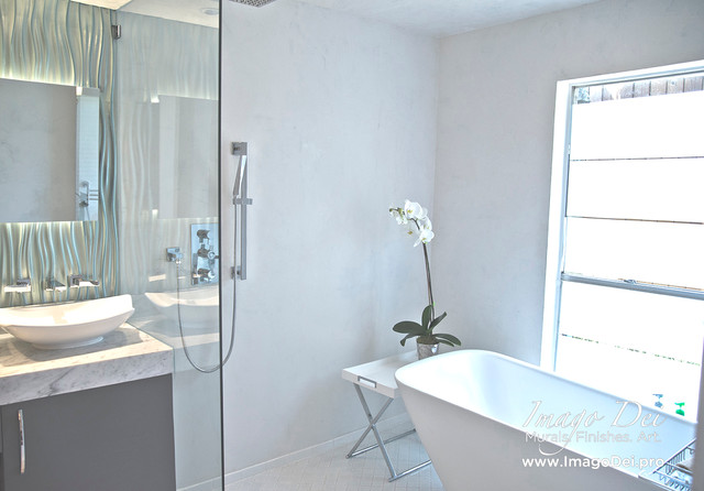 Master Bath Waterproof Veneer Plaster System Transitional Bathroom Houston By Imago Dei Houzz Au